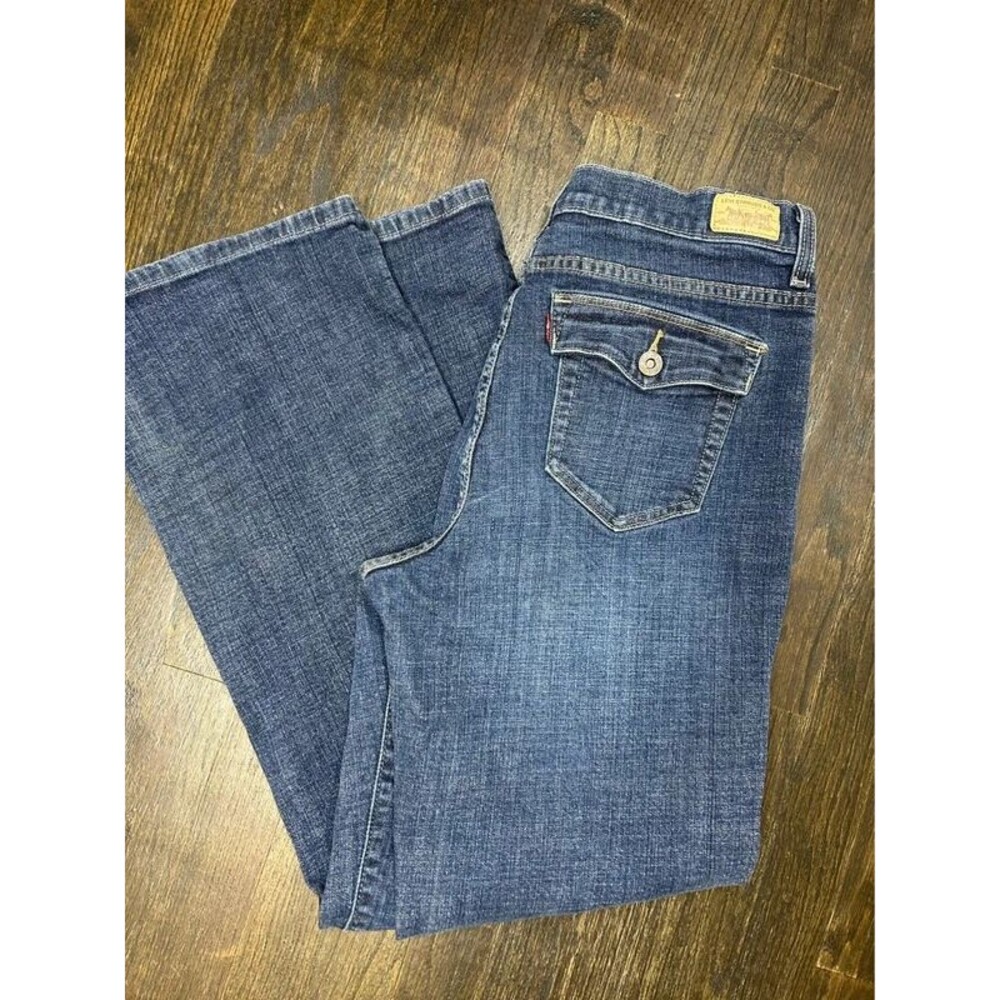Levi’s Perfectly Slimming 512 Women’s 16 Medium Wash Slim Bootcut Jeans 32x30
